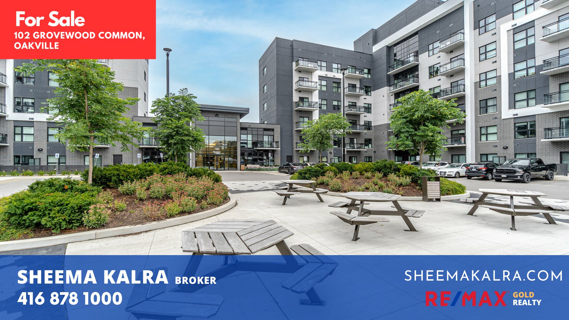 328 - 102 Grovewood Common, Oakville. Condo for Sale. Oakville Realtor, Sheema Kalra